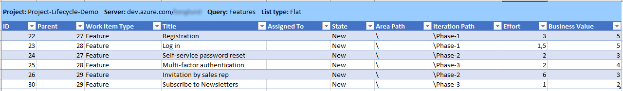 Connecting to Azure DevOps From Excel — illustration 3