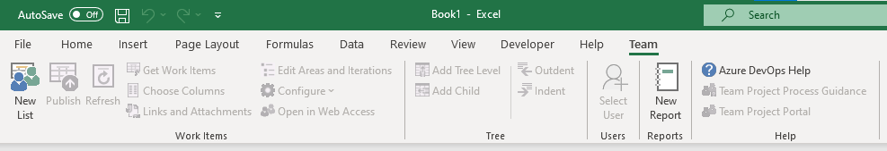 Connecting to Azure DevOps From Excel — illustration 2