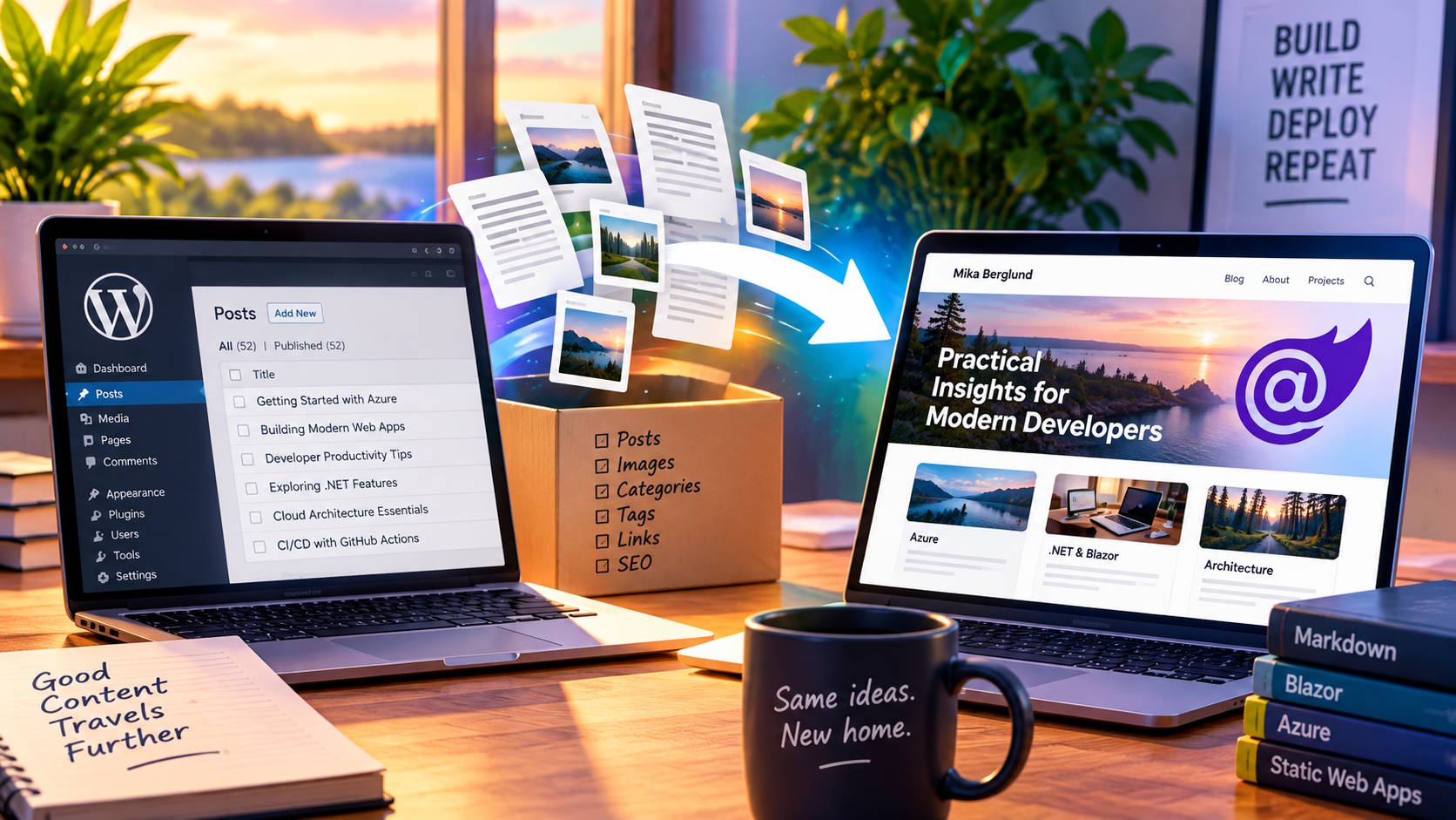 Migrating from a WordPress blog to a Blazor WebAssembly application