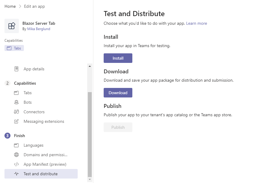 Testing the Application in Teams — illustration 3