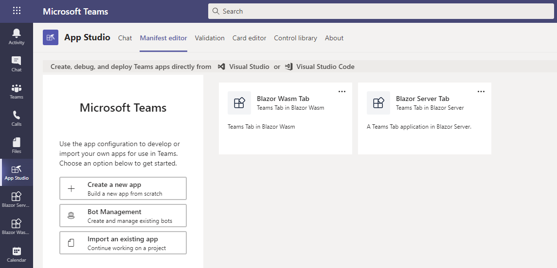 Testing the Application in Teams — illustration 1